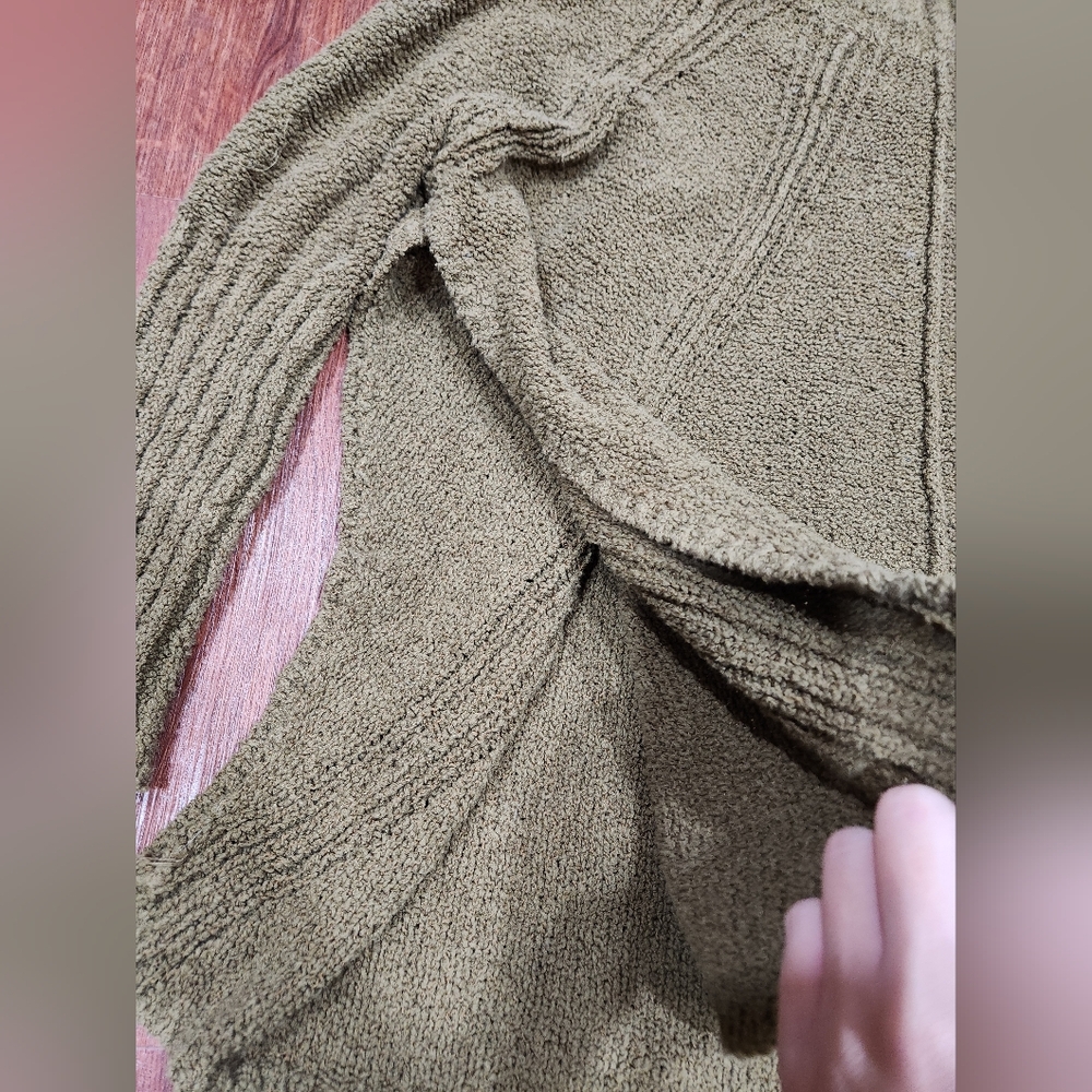 Free People Split Zip Pullover Sweater Alpaca - image 5